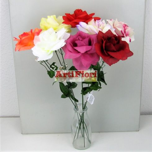 20101 - Rózsa szál nyílott nagy virágos 51cm