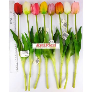 20442 - Gumi tulipán real touch szál 40 cm