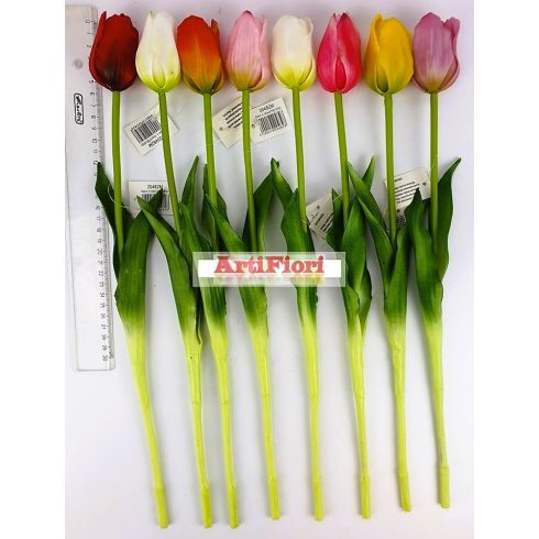 20482 - Tulipán szál gumiból 45cm