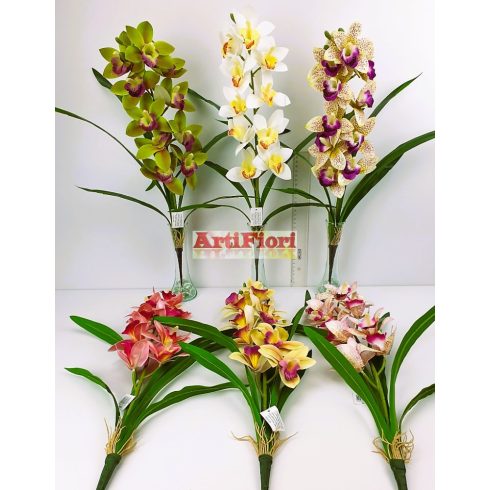 20624 - Gumi orchidea levéllel 56cm
