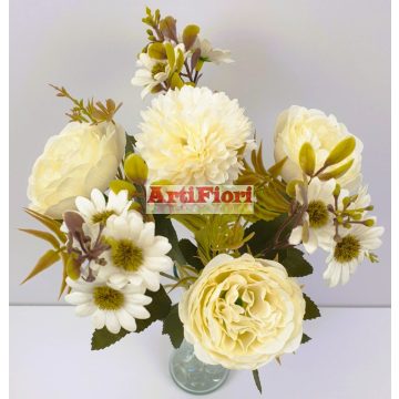 22056 - Boglárka krizantém 7 ágú csokor 32 cm