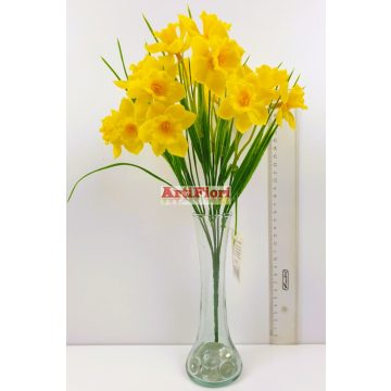 22090 - Nárcisz 6 ágú gumi csokor 33 cm