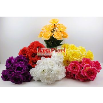 22148 - Rózsa 12 ágú csokor 47 cm