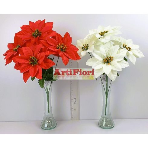 23915 - Mikulásvirág csokor 5 virággal 35cm
