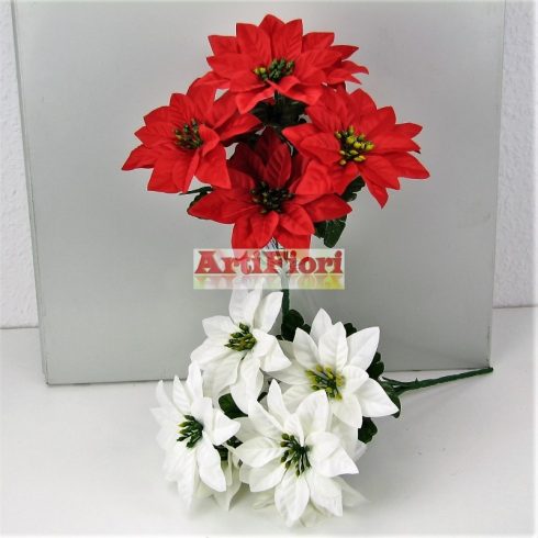 23916 - Mikulásvirág csokor 7 ágú 40cm