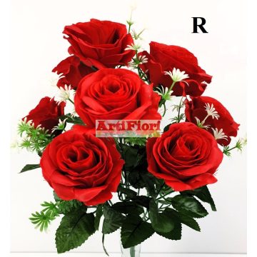 23955 - 9 ágú rózsa csokor 41 cm