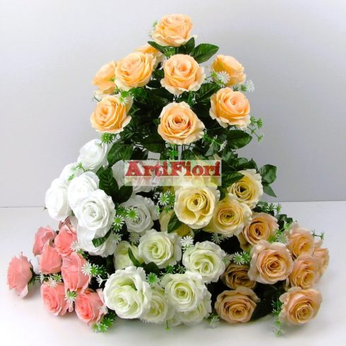 23955 - 9 ágú rózsa csokor 41 cm