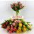 24333 - Tulipán gumi 7 szál összekötve 32 cm