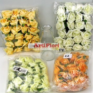 25192 - Rózsa fej polifoam 5 cm