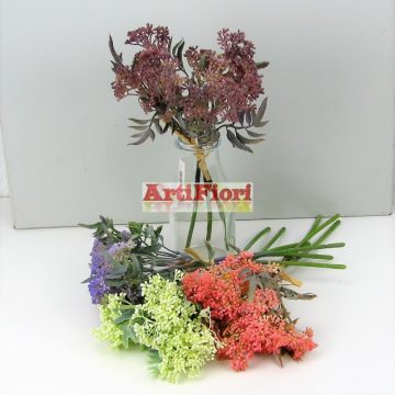 25683 - Bogyós zöld 3 szálas köteg 25 cm