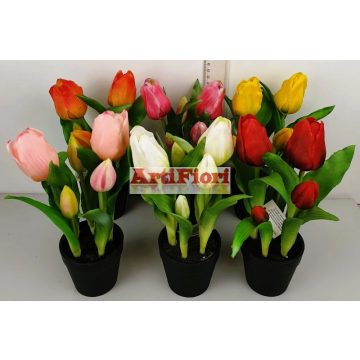 28082 - Gumi cserepes 5v. tulipán 25 cm