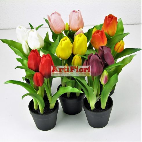 28082 - Gumi cserepes tulipán 25 cm